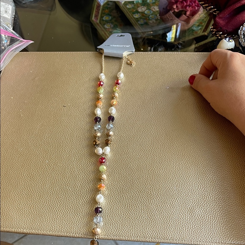 Liz Claiborne Multicolor Beaded Necklace